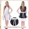 Geyoga Women's Waist Apron Cooking Apron Kitchen Waitress Apron Maid