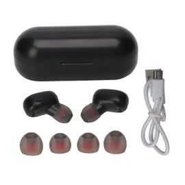 Language Translator Earbuds Support 84 Languages Wireless Bluetooth Noise Reduction Language Translator Device Black