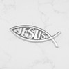eMagTech 3pcs 3D Car Jesus Fish Decal Sticker 3 Style