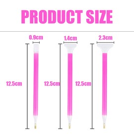 72 PCS Diamond Embroidery Painting Pen,5D Diamond Art Pens, with 3 Drill Sizes, Cross Stitch Tools Drill Pen Tools,for DIY Diamond Rhinestone Painting Crafts Making