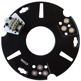 ACTINTOOL 10.6 Inch Fast Change Magnetic Adapter Plate for Husky Floor Grinder, Husky Convert to Trapezoid Metal Bond Diamond Conversion Plate