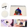 BIUDECO 10pcs Heat Transfer Makeup Bags DIY Sublimation Blank Cosmetic