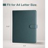 Mymazn A4 Clipboard Folder Conference Folder, Faux Leather Clipboard with