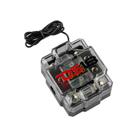 DS18 FDG1024AFS-80A ANL Fuse Holder and Distribution Block 0GA in - 2x4GA Out with Voltmeter