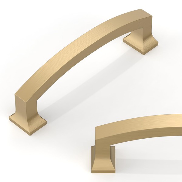 Talentedeco 10 Pack Champagne Bronze Cabinet Pulls 3.75 Inch(96mm) Kitchen