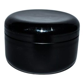 Unbranded 100 Frasco Tarro Pomadero 250 Ml Gr Estético Plástico Negro