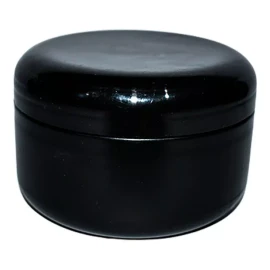 Unbranded 100 Frasco Tarro Pomadero 250 Ml Gr Estético Plástico Negro