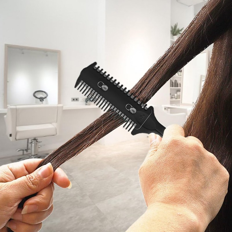 Soft 'N Style 3 Pack Double Sided Comb and Trimmer