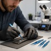 Precision Pointed Tweezers for Electronics Repair – Anti-Magnetic Fine Tip