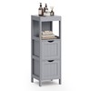 VASAGLE Storage Cabinet, Storage Organizer Rack Stand for Bathroom, Living