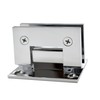MONT HARD Chrome Shower Hinge - Square Full Back Plate,