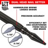 HIT Tool Pro Combo Kit 1/32" Hammerless Nail Set Punch,