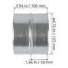 5'' Inch Galvanised Steel - Metal Duct Connector, Straight Pipe
