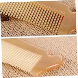 Mikinona Sheep Horn Comb for Hair Loss Prevention Natural Protein Hair Brush Hair Comb