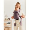 BabyBjörn Baby Carrier Mini, Cotton, Dark Purple | Newborn Carrier