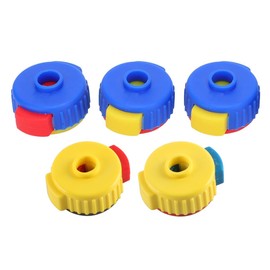 Tiardey 5Pcs Drum Quick Release Nut Cymbal Installation Removal Stand Screw Cap Fixing Buckle Percussion Drum Nut for Easy Cymbal Setup and Removal Drum Accessories