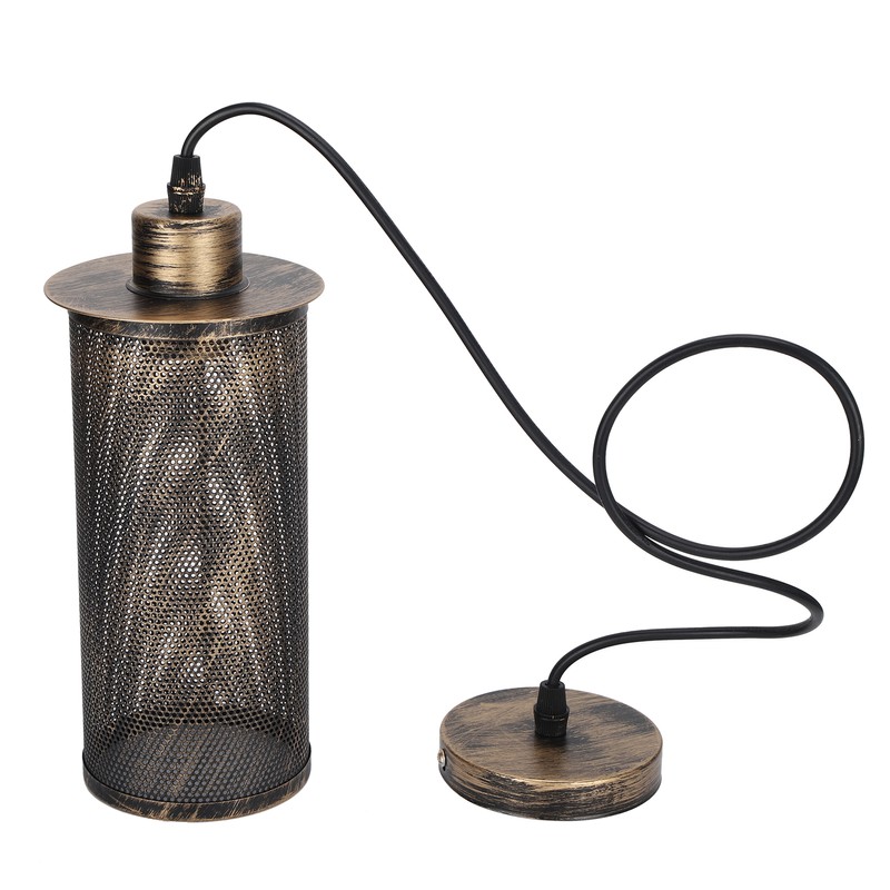 Industrial Style Mesh Lampshade E27 Iron Art Pendant Light Shade