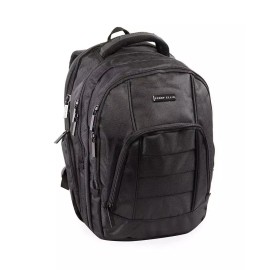 Perry Ellis Laptop Backpack 20-35L Polyester Business Unisex Minimalist Zipper Closurecolor: Black, size: one-size