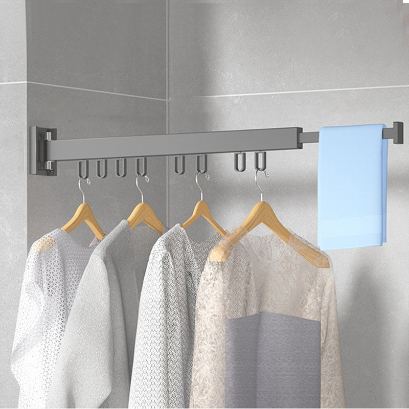 Clothes Drying Rack Aluminum Alloy Retractable Laundry Drying Rack Balcony