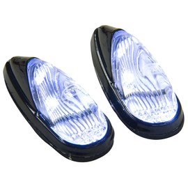 K&S Technologies 25-9534 Black/Clear LED Mini Flush Mount Marker Light