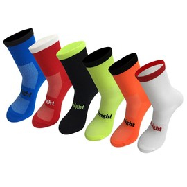 Cycling Socks Moisture-wicking Bike Socks Men Women Sports Running Gym Training Socks Size 7-12 BBZY