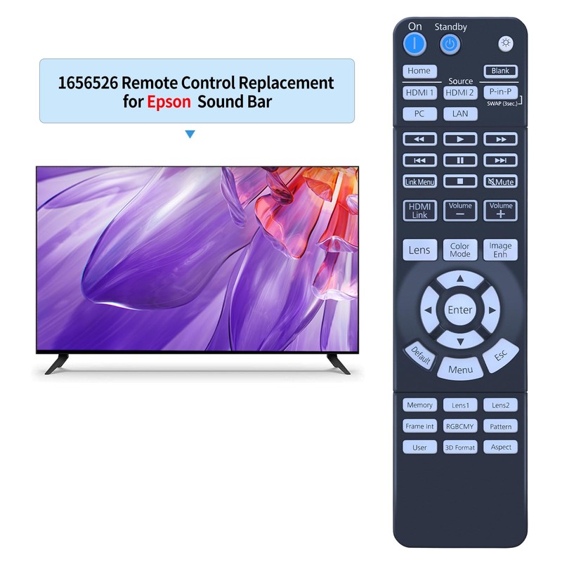 PZL New Replacement Remote Control for Epson Home Cinema 4000