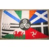 Celtic Nations Flag 3'x5' Irish Banner