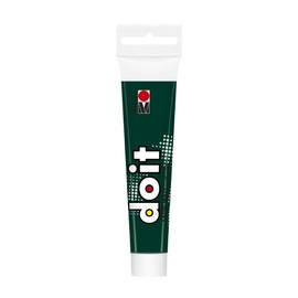 Marabu DO IT Craft Paint, 36 ml Dark Green, Semi-Matt Acrylic Paint for DIY, Crafts and Hobby, Water-based Paint, Weatherproof, Non-fading, Quick-Drying, Vegan, 12760076068, 36 ml