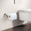 BATHSIR Crystal Toilet Paper Holder, Gold Toilet Roll Holder Modern