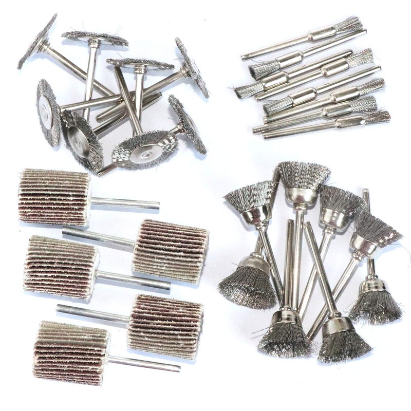 Yutnqin 69Pcs Abrasive Wheel Buffing Polishing Wheel Wire Brushes Set