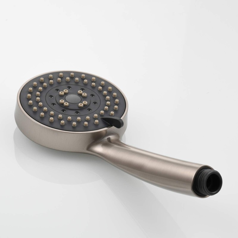Tecmolog BS144NAF Brushed Nickel Shower Head with 5 Jet Types
