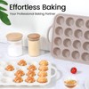 Vinino 2Pack Mini Silicone Muffin Pans for Baking with Metal