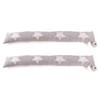 Ventilkappenkönig Draught Excluder Grey Beige - Perfect Fit 90 cm
