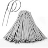 (100 pieces) Stainless Steel Cable Ties 4.6 mm x 300/400
