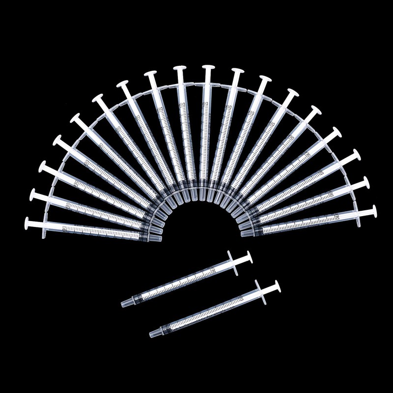 20 Packs Plastic Syringe with Measurement, Suitable for Measuring, Watering,