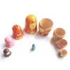 5PCS Animals Russian Dolls Cute Cartoon Animal Pattern Doll Gifts