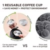 Reusable Coffee Pods Stainless Steel Refillable Capsule Fine Mesh Detachable