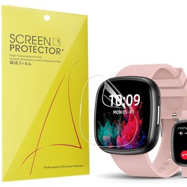 Lamshaw Compatible for BooaBei Smart Watches Screen Protector, [6 Pack] Full Coverage TPU Clear Film Compatible for BooaBei T93 1.72" Smart Watches (6 Pack)