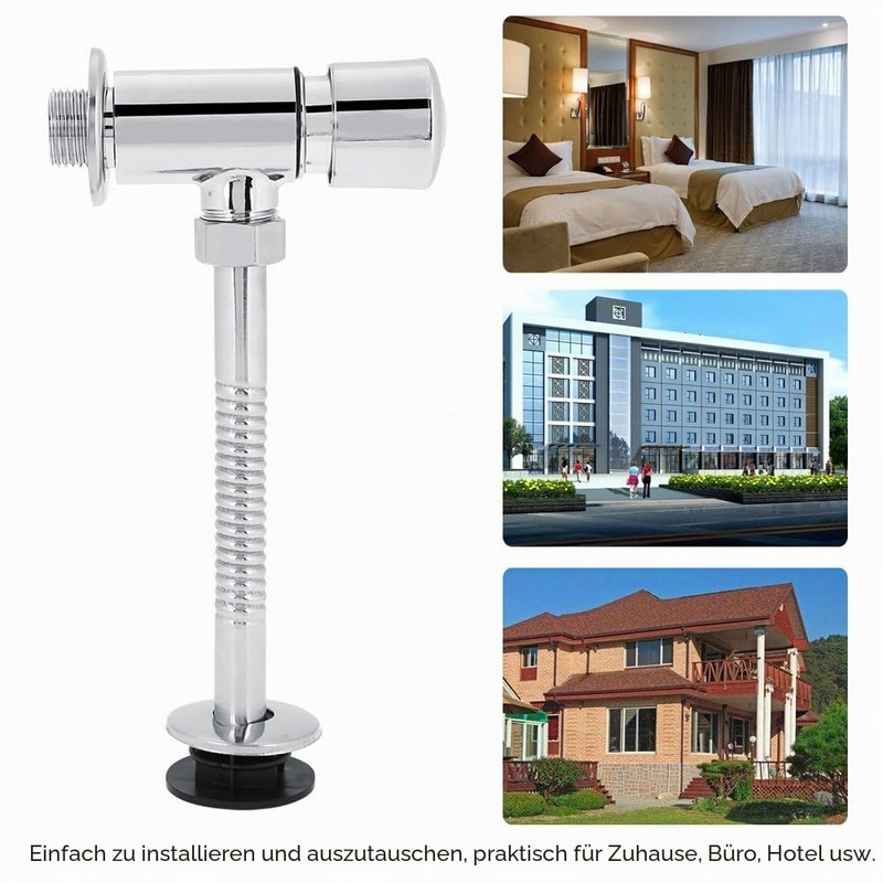 Fdit Urinal Flush Valve Toilet Urinal Flush Valve Chrome Wall