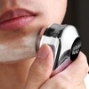 Electric Beard Clipper Men Mini Beard Trimmer Stainless Steel Digital