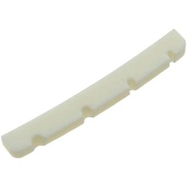 Dopro 42x3.2 Curved Bottom Cattle Bone Bass Guitar Nut Real Pure Bone Nut for 4 String Bass