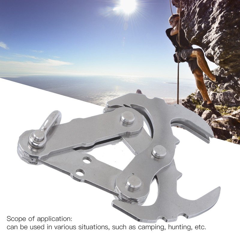 Grappling Hook Reliable Portable Durable Stainless Steel Outdoor Survival Claw