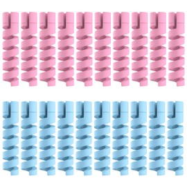 20 PCS Oxygen Concentrator Accessories, Cannula Accessories, Oxygen Tube Support Crimp Straightener, Oxygen Tube Support Crimp Straightener for Portable Oxygen Concentrator (Blue+Pink)