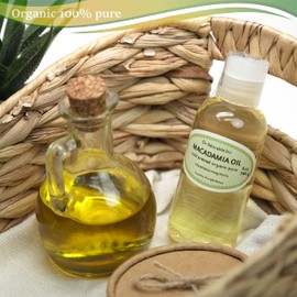Dr Adorable - 4 oz - 100% Pure Natural Organic Cold Pressed Macadamia Nut Oil - Carrier Oil for Skin & Hair - Unisex - Adults