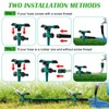 2 Pack Lawn Sprinklers for Yard Large Area, Adjustable 360°