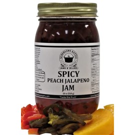 Spicy Peach Jalapeno Jam, 18 oz