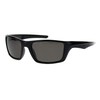 PASTL Mens Polarized Lens Sunglasses Rectangular Frame Wrap Around Shiny