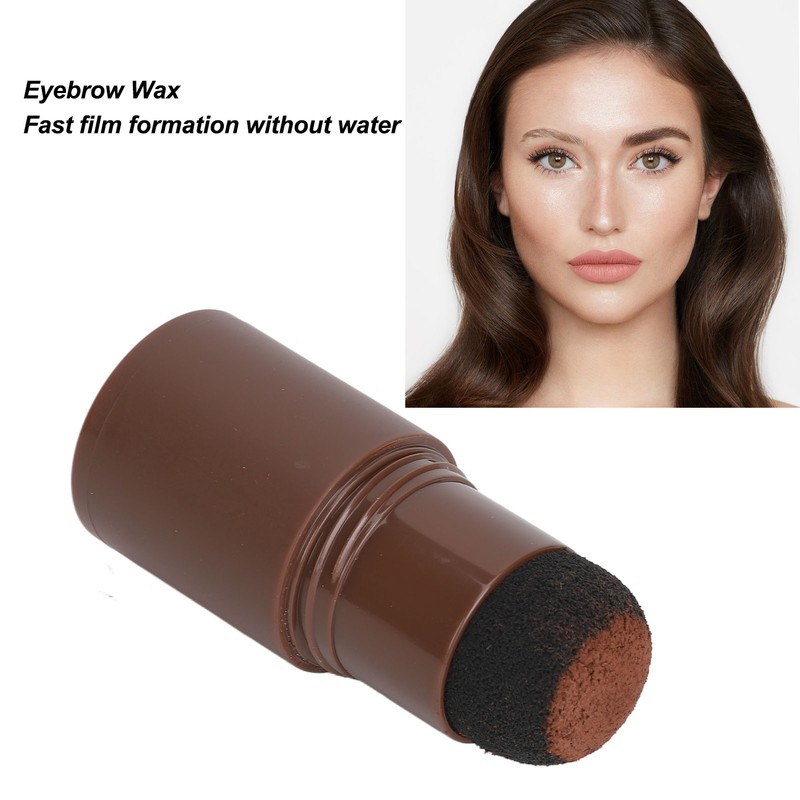 Eyebrow Powder Stamp Kit with 2Pcs Brushes 20Pcs Stencils Long
