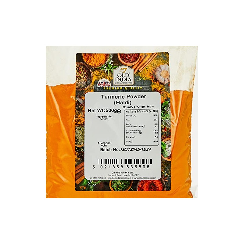 Old India Turmeric Powder (Haldi) 500 g