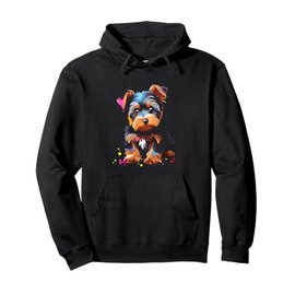 Yorkie puppy Pullover Hoodie